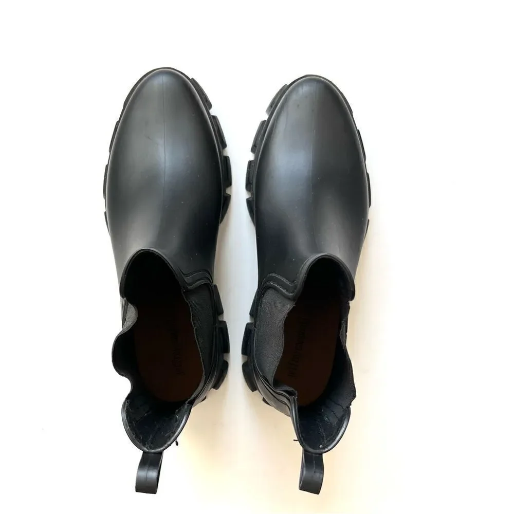 Jeffrey Campbell Chelsea Platform Lug Sole Rain Boots